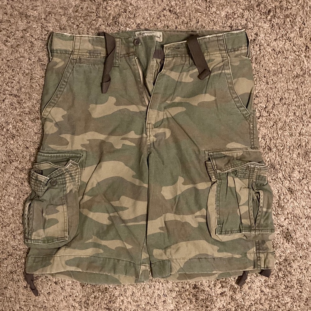 U.S.Expedition Men’s Camo Cargo Shorts (32)